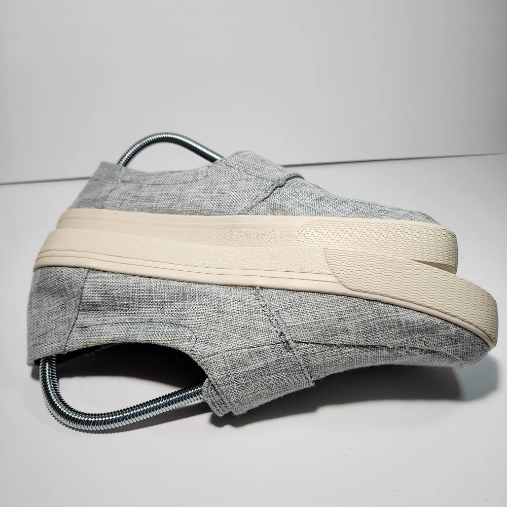 Toms DRIZZLE GREY METALLIC WOVEN ALTAIR Size W12